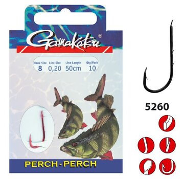 GAMAKATSU Booklet Perch 5260R 50cm (10stuks)