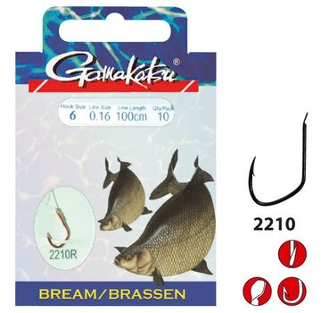 GAMAKATSU Booklet Riv.Feed. 2210R 100cm (10stuks)