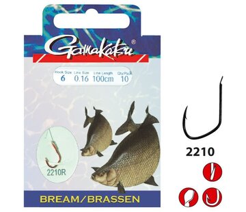 GAMAKATSU Booklet Roach 1010R 22cm (10stuks)