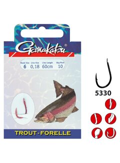 GAMAKATSU Booklet Trout 5330R 60cm (10stuks)