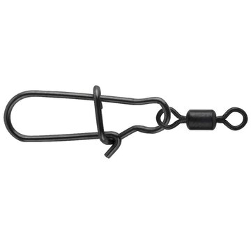 SPRO Matte Black Easy Snap+RG Swivel (10stuks)