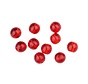 Rnd Glass Beads Red Ruby (10stuks)