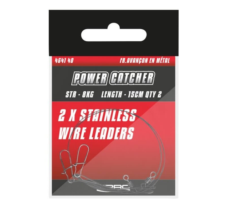 Stalen Snoek Onderlijn (2stuks)