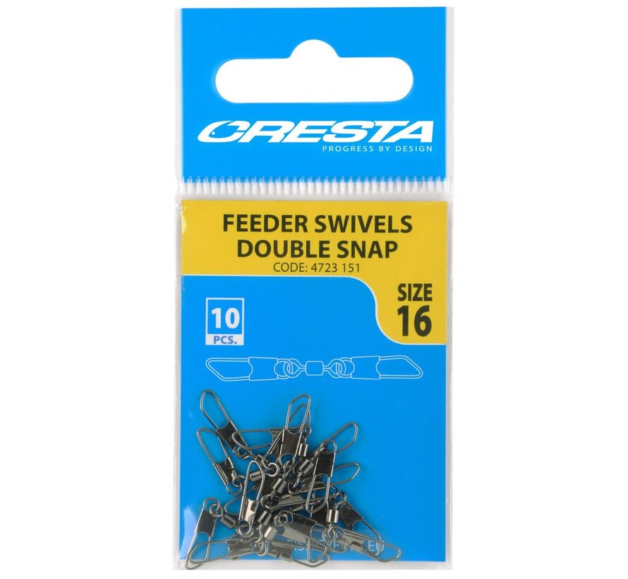 Feeder Swivels Double Snap (10stuks)