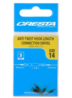CRESTA Hooklength Connection Swivel (5stuks)
