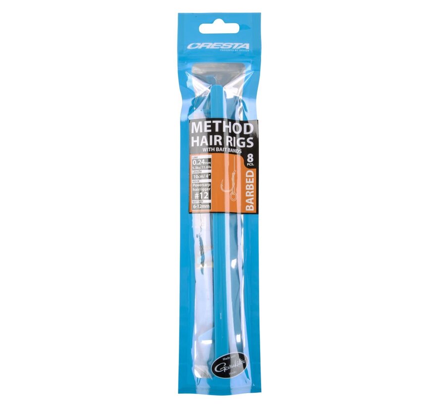 Method Rigs + Band Barbed 10cm (8stuks)