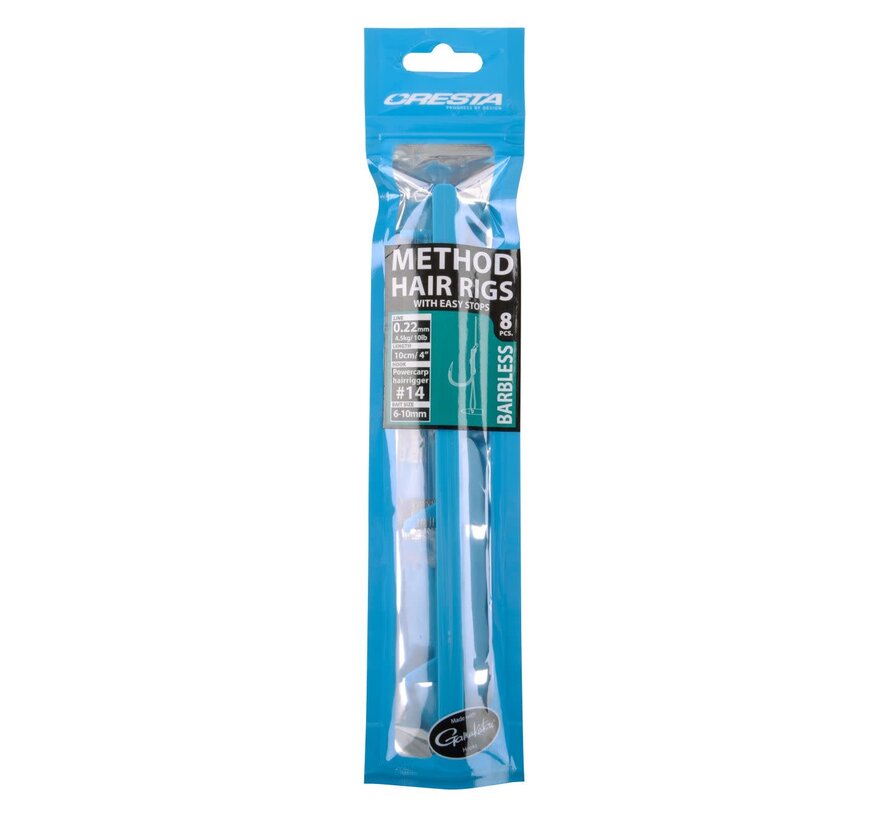 Method Rigs + Stop Barbless 10cm (8stuks)