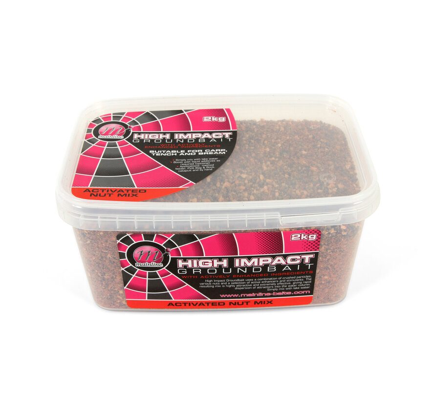 High Impact Groundbait Active Nut Mix (2kg)
