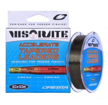 CRESTA Visorate Acc Tapered Leader (10stuks)