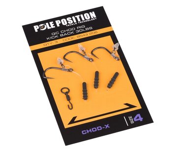 POLE POSITION QC Chod-X Rig (3stuks)