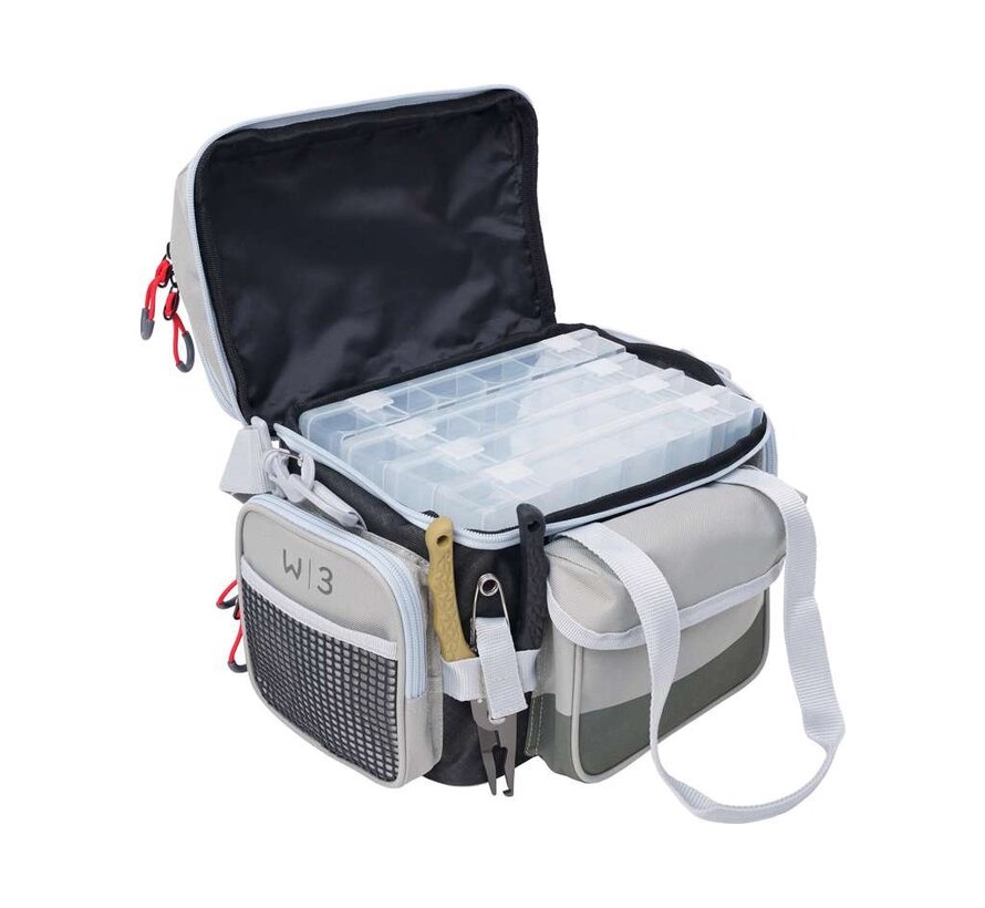 W3 Lure Bag Plus (4 Boxes) Small Grey/Black