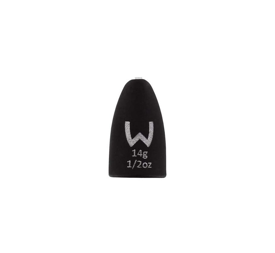 Add-It Tungsten Bullet Weights Matte Black