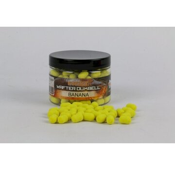 EVEZET Mini Boilie Dumbell Wafter Banana In Pot (9mm) (80gr)