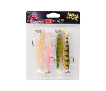 FOX RAGE Ultra UV Zander Pro Shad Loaded Lure Pack