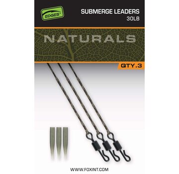 FOX Naturals Submerged Leaders (3stuks)