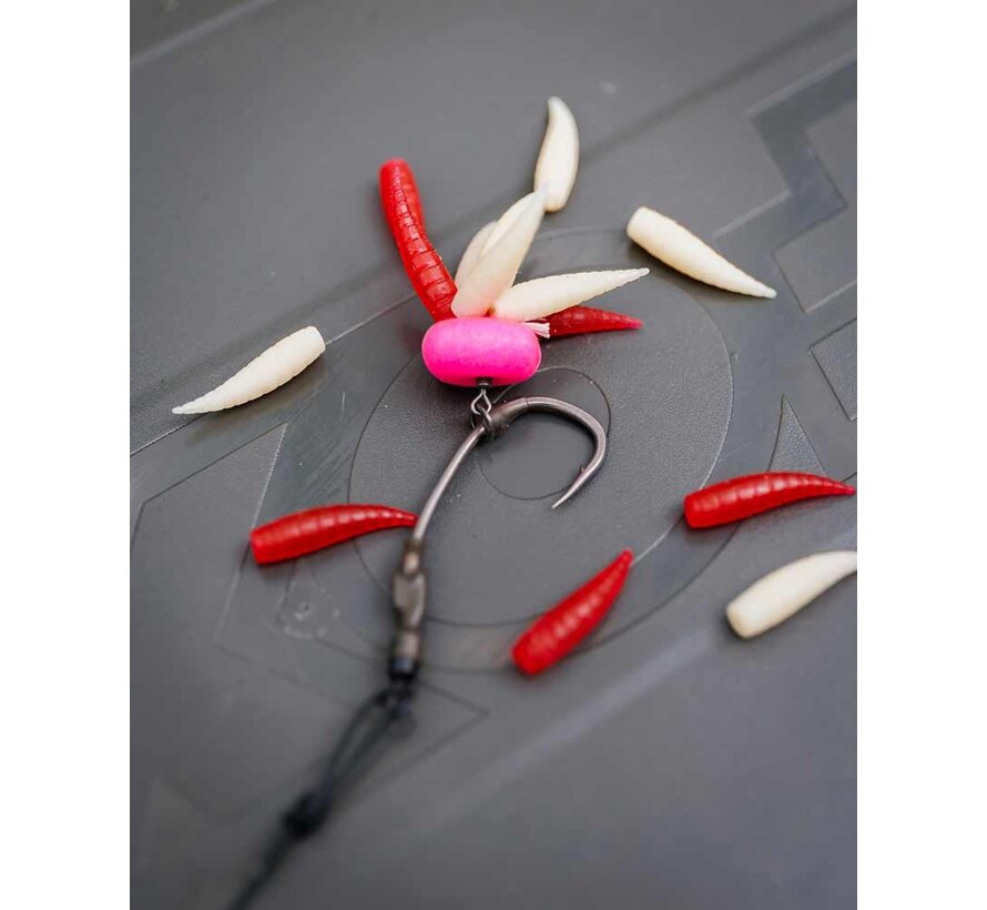 Pop Up Maggots Red & White (20stuks)