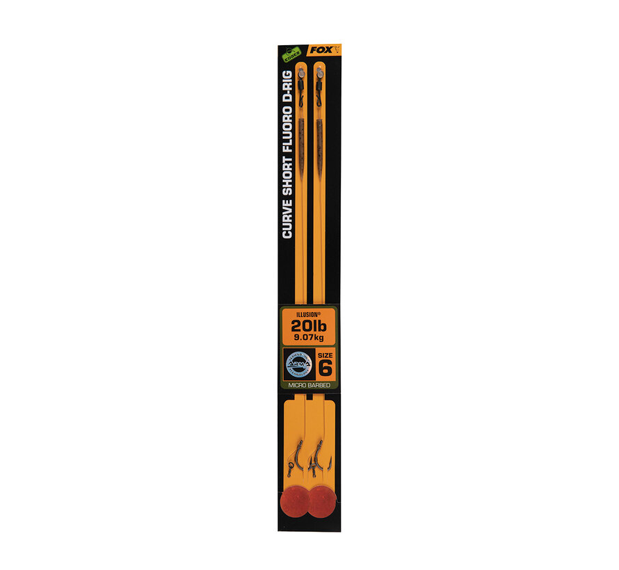 Curve Short Fluoro D-Rig Illusion (2stuks)