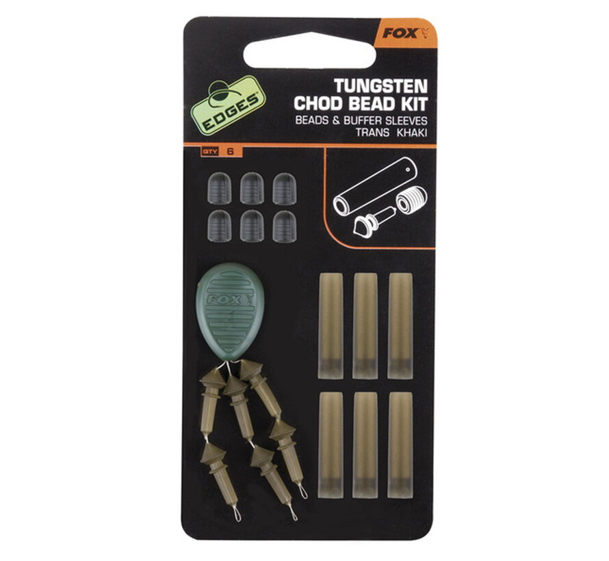 Tungsten Chod Bead Kit (6stuks)