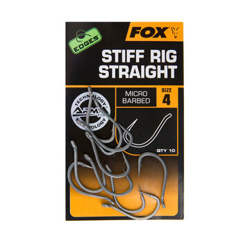 FOX Stiff Rig Straight (10stuks)