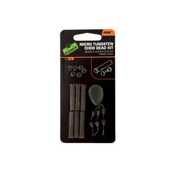 FOX Micro Chod Bead Kit Trans Khaki  (6stuks)