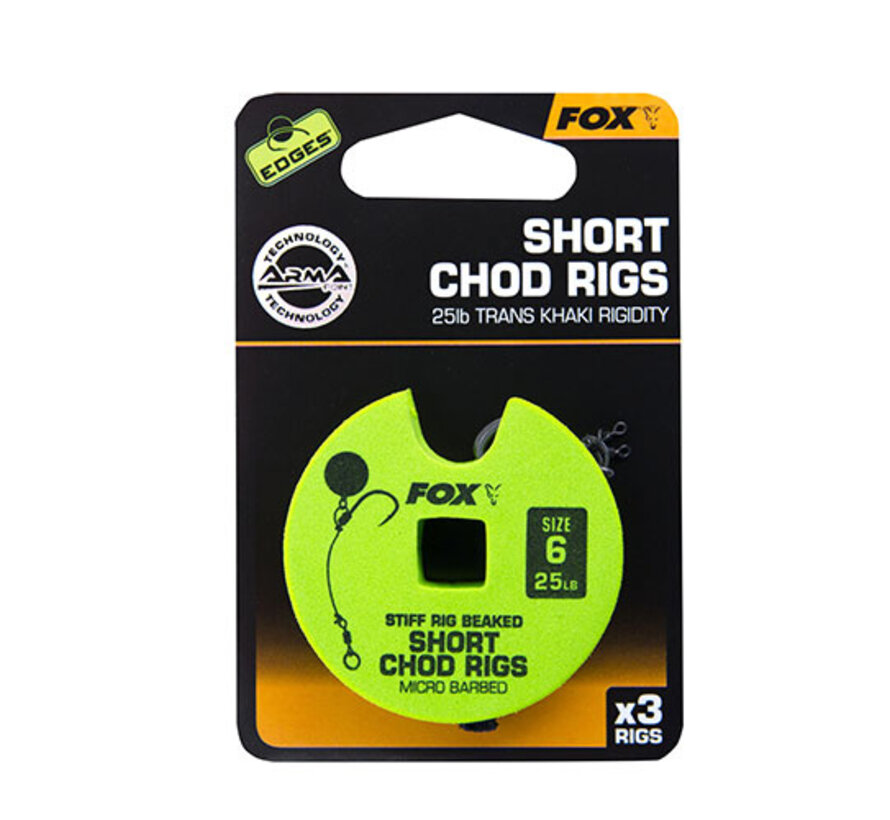 Short Chod Rig Barbed 25Lb (3stuks)