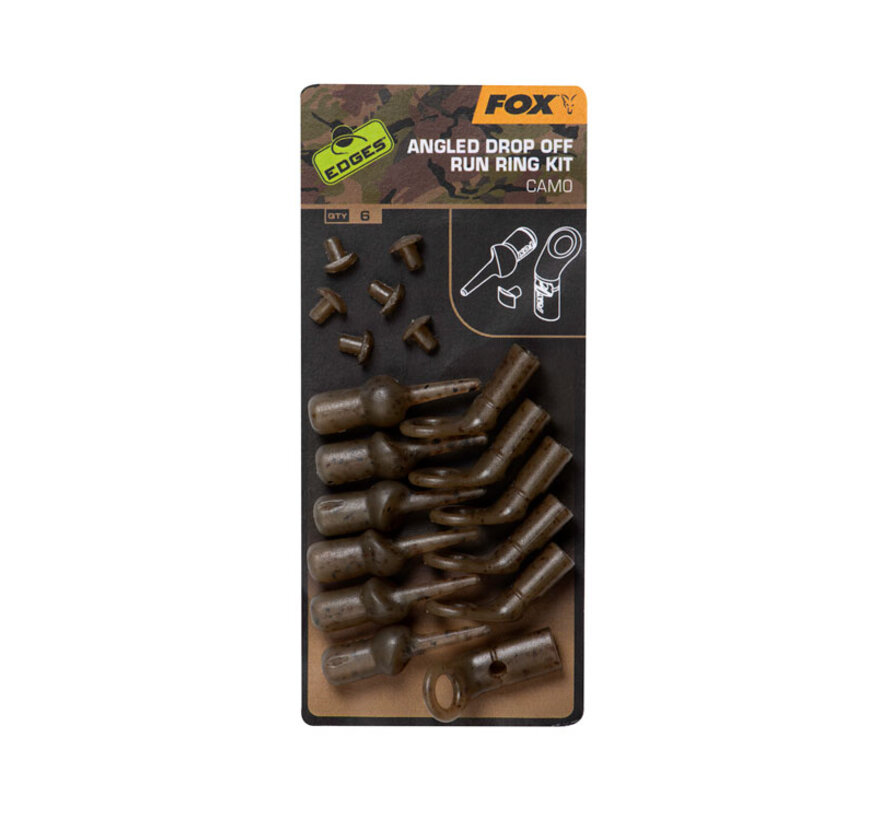 Camo Angled Drop Off Run Ring Kit (6stuks)