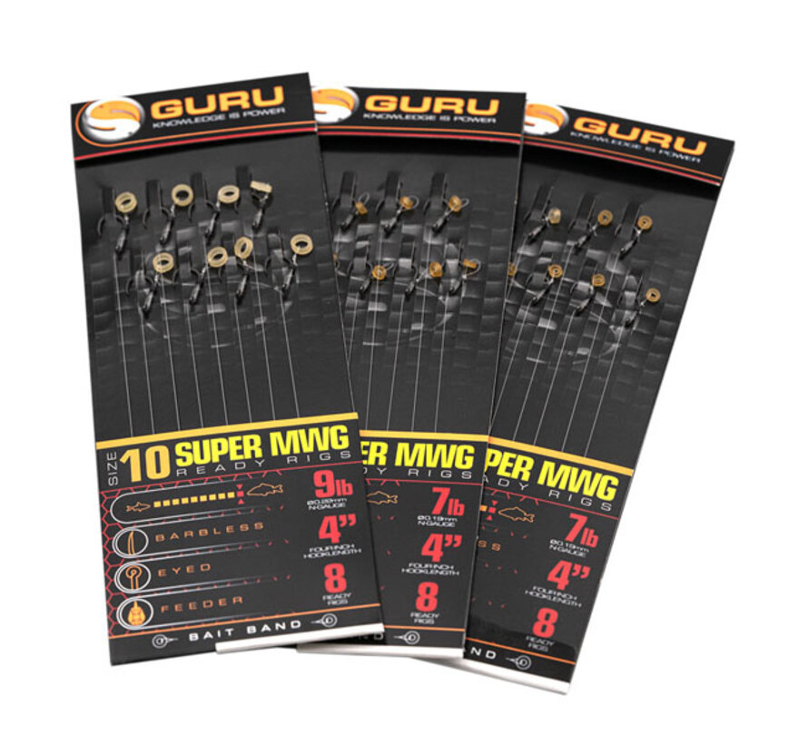 SMWG Bait Bands 4" (8stuks)