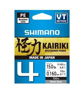 SHIMANO SHIMANO Line Kairiki 4 150m Steel Gray