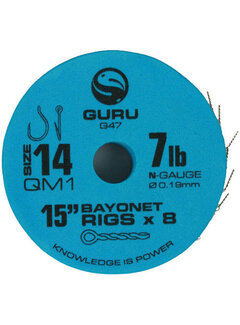 GURU Bayonets QM1 Ready Rig 15" (8stuks)