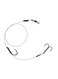 SPRO HD Baitf Rig 30cm 1X Treble 13B + 1X Sliding Single Hook