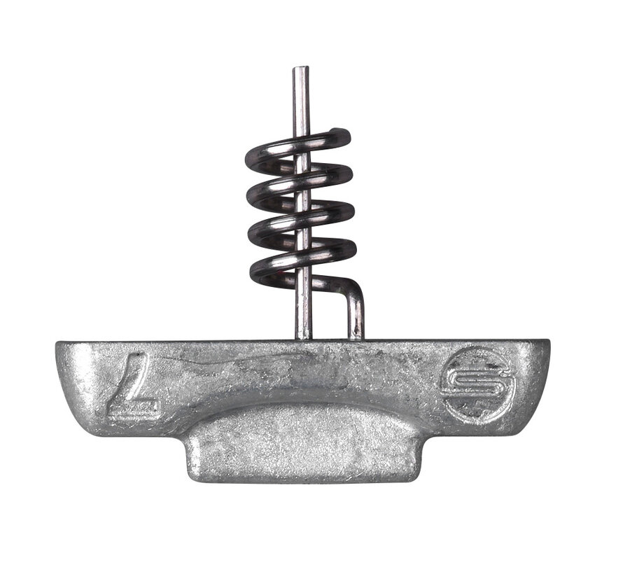 Zinc Screw-In Softbait Weights (3stuks)