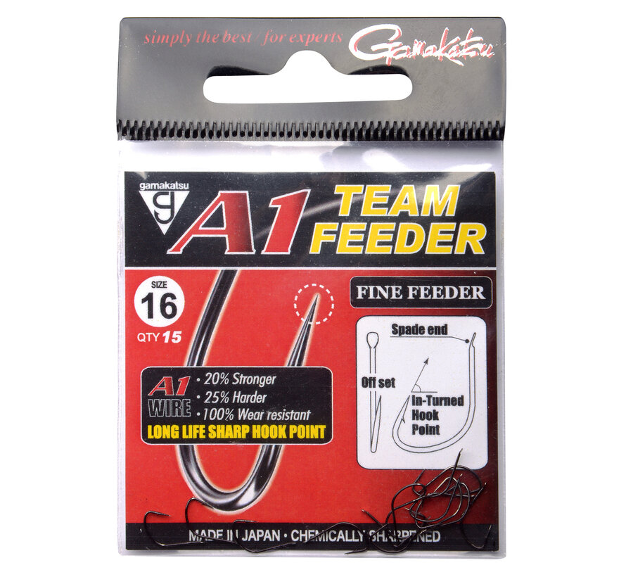 A1 Team Feeder Hooks Fine Feeder (15stuks)