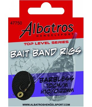 ALBATROS ALBATROS ALBATROS Toplevel Baitband Rig Medium Barbless 10cm (8st)