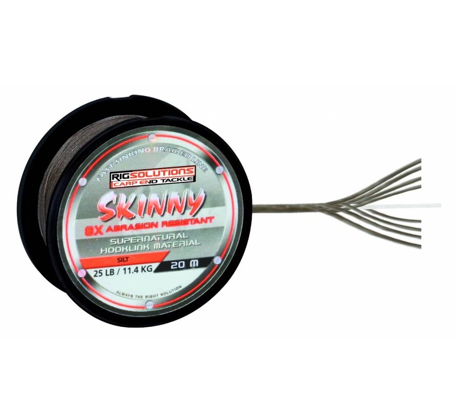Skinny Hooklink Silt - 20M