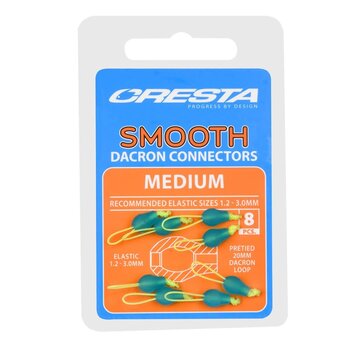 CRESTA Smooth Dacron Connectors (8stuks)
