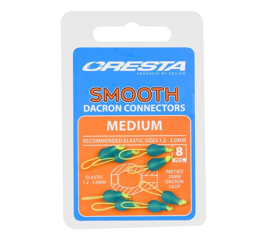 Smooth Dacron Connectors (8stuks)
