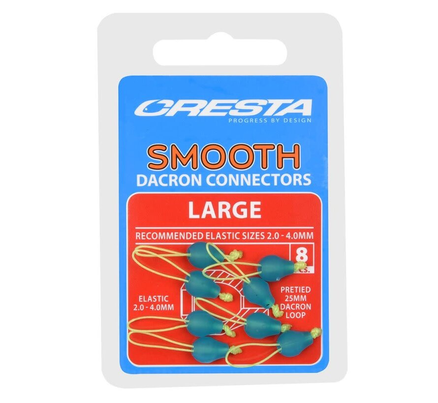 Smooth Dacron Connectors (8stuks)