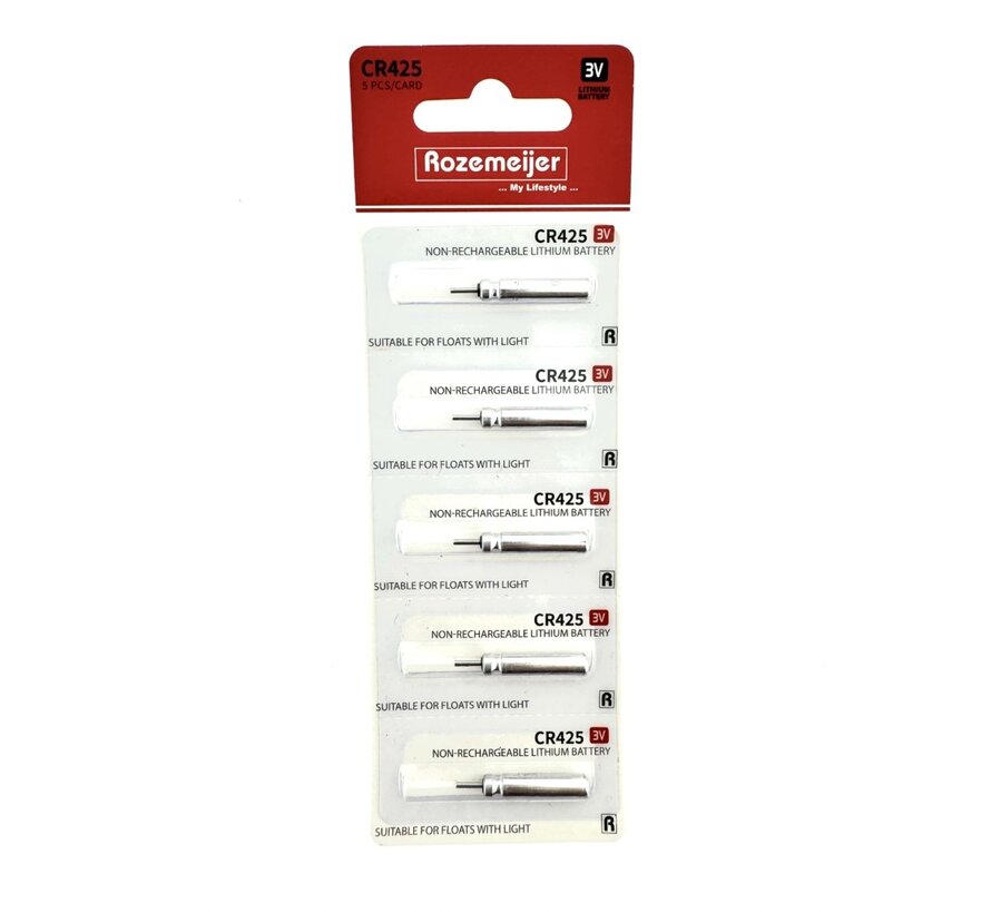 Lithium Battery Pack 5stuks Cr425 (Niet Oplaadbaar)
