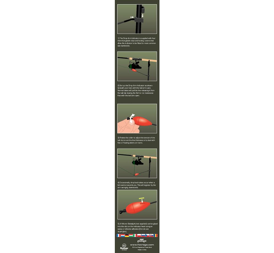 Drop Arm Indicator