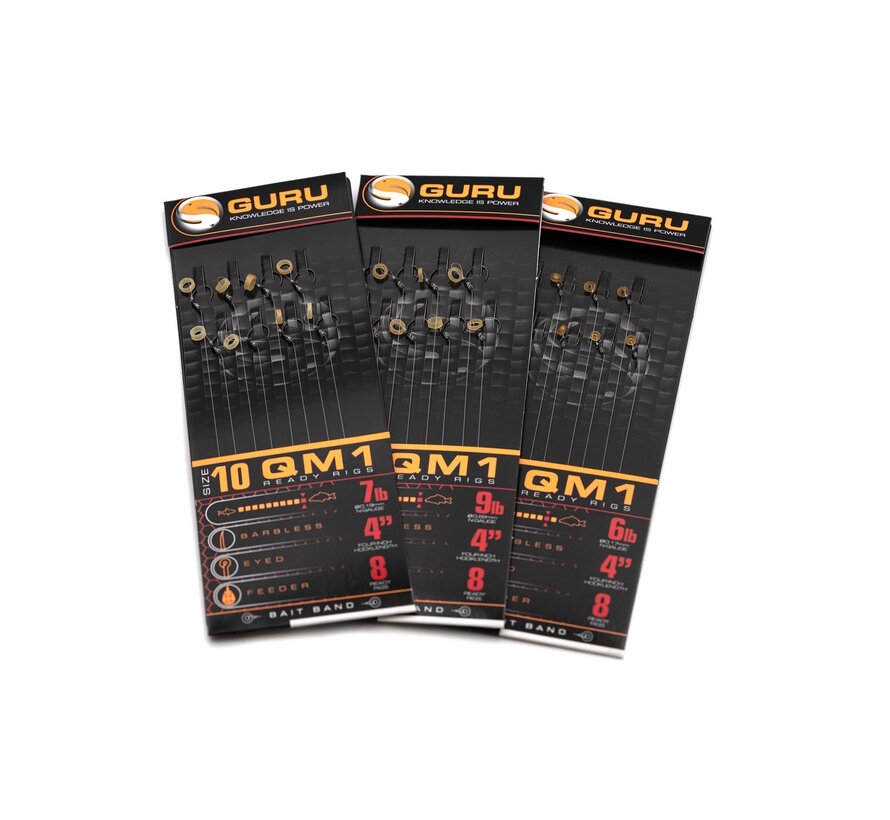QM1 Bait Bands Rig 4" (8stuks)