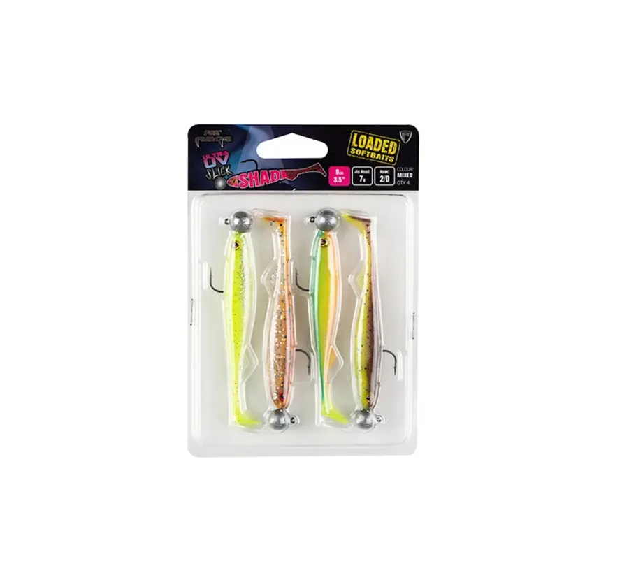 Ultra UV Slick Shad Loaded Lure Pack