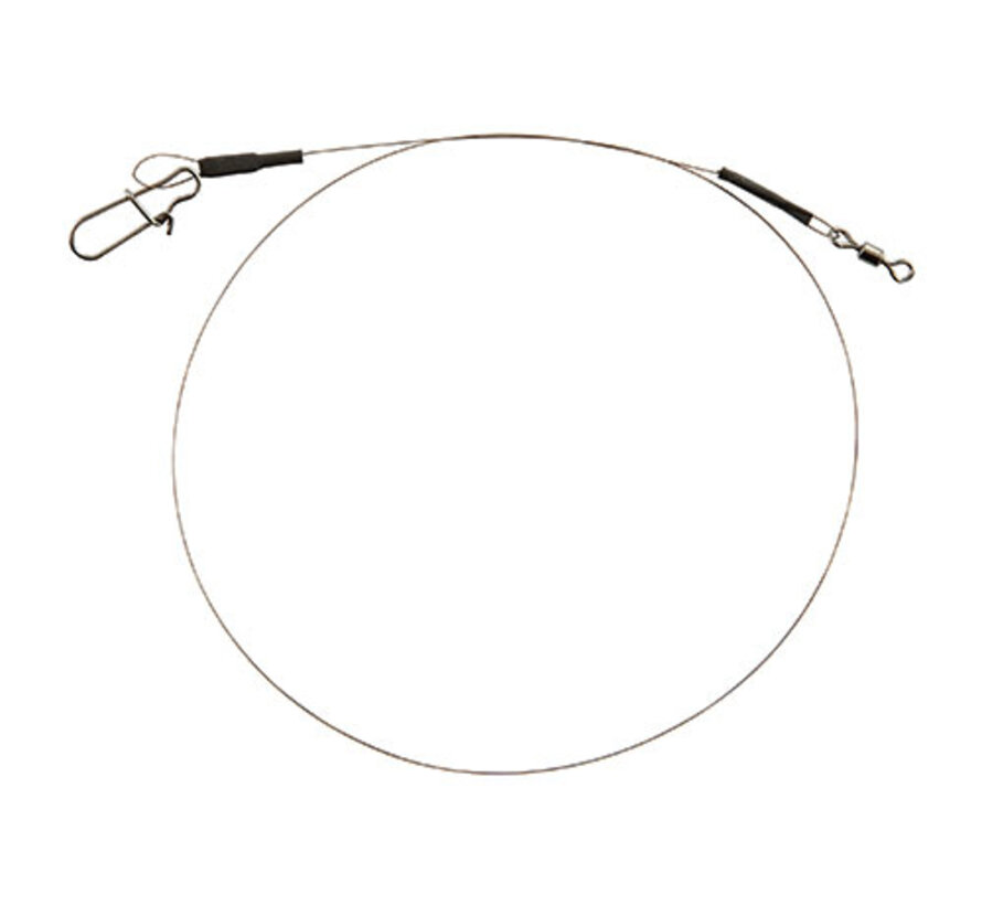 19 Strand Stalen Onderlijn (2stuks)