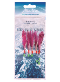 ALBATROS HENGELSPORT Sabiki Rig Fluo/Pink