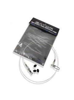 GATOR Elite Fluoro Carbon Snoek Onderlijn (70cm) (1.28mm)