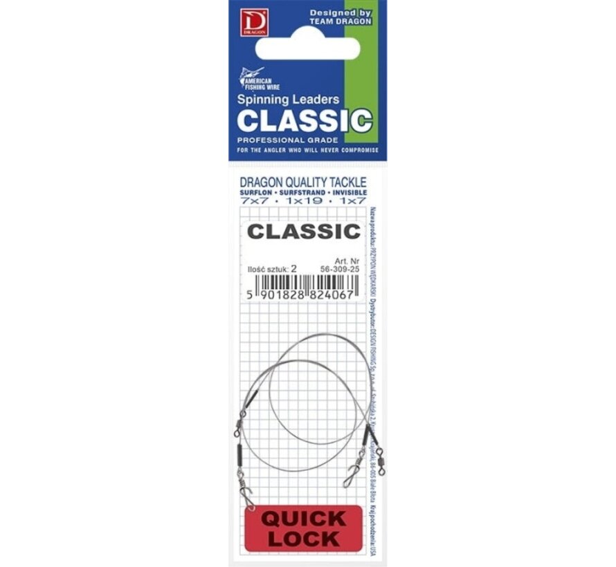 Surflon Classic Leader Quicklock AFW (2stuks)