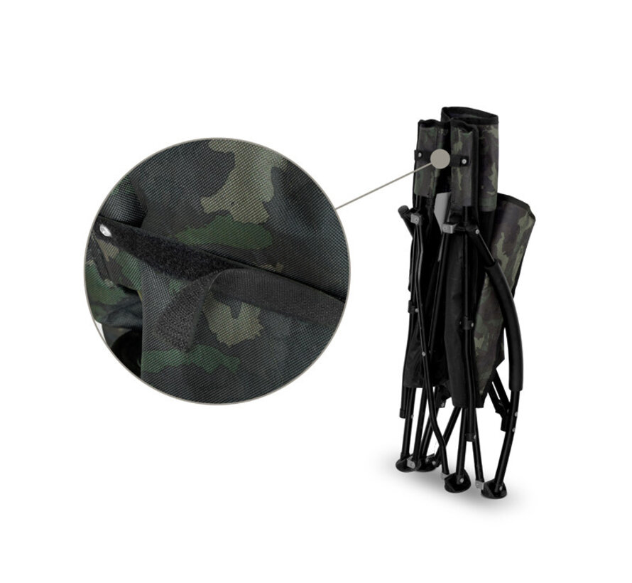 Lage Inklapbare Stoel Met Bekerhouder