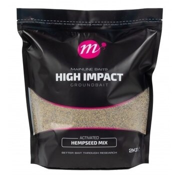 MAINLINE High Impact Groundbait Active Hemp Mix (2kg)