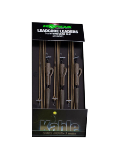 KORDA Leadcore Leader-Hybrid Lead Clip QC Swivel (3stuks)