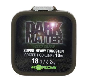 KORDA Dark Matter Tungsten Coated Braid Green (10m)