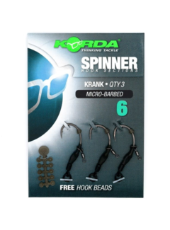 KORDA Spinner Hook Sections Krank (3stuks)